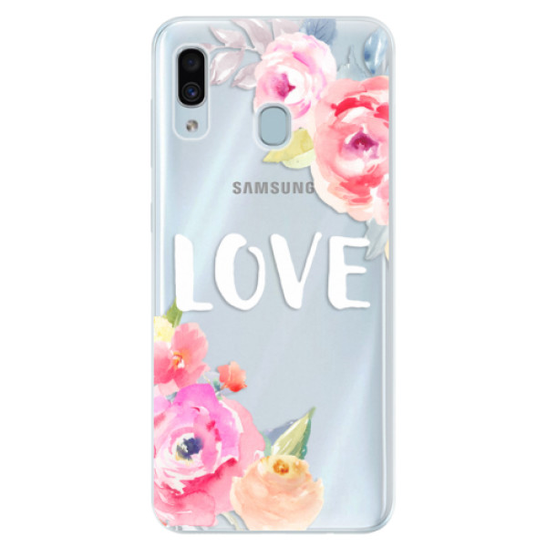 Silikónové puzdro iSaprio - Love - Samsung Galaxy A30