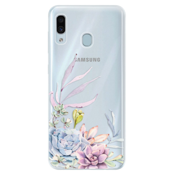 Silikónové puzdro iSaprio - Succulent 01 - Samsung Galaxy A30