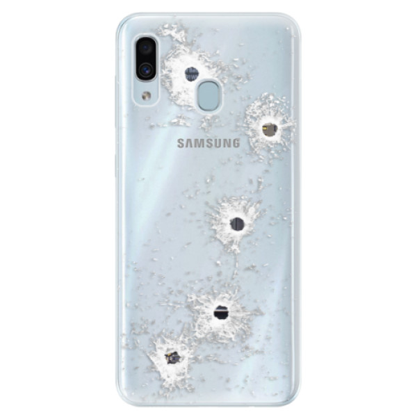 Silikónové puzdro iSaprio - Gunshots - Samsung Galaxy A30