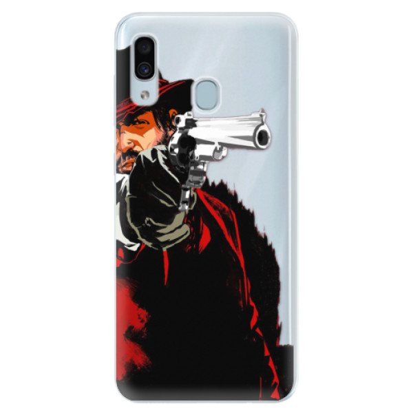Silikónové puzdro iSaprio - Red Sheriff - Samsung Galaxy A30