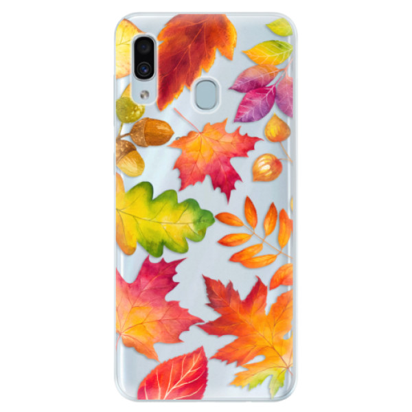 Silikónové puzdro iSaprio - Autumn Leaves 01 - Samsung Galaxy A30
