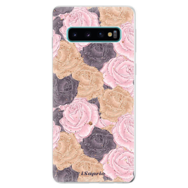Odolné silikónové puzdro iSaprio - Roses 03 - Samsung Galaxy S10