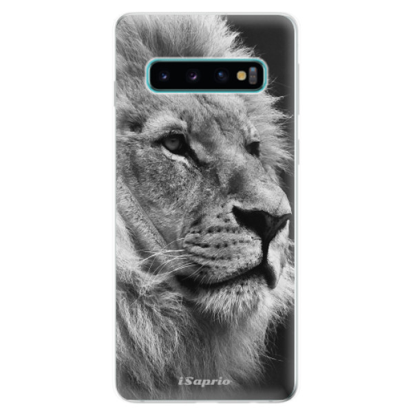 Odolné silikónové puzdro iSaprio - Lion 10 - Samsung Galaxy S10