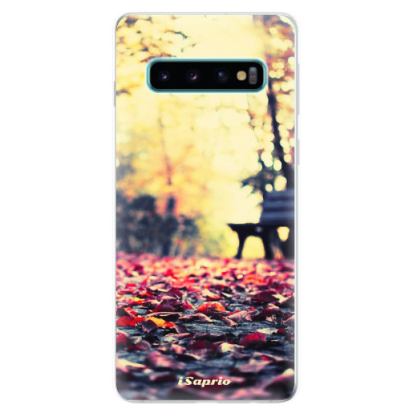 Odolné silikónové puzdro iSaprio - Bench 01 - Samsung Galaxy S10