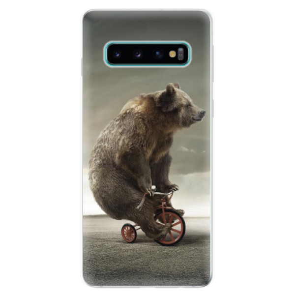 Odolné silikónové puzdro iSaprio - Bear 01 - Samsung Galaxy S10