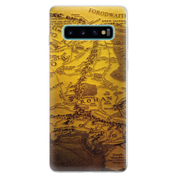Odolné silikonové pouzdro iSaprio - Old Map - Samsung Galaxy S10