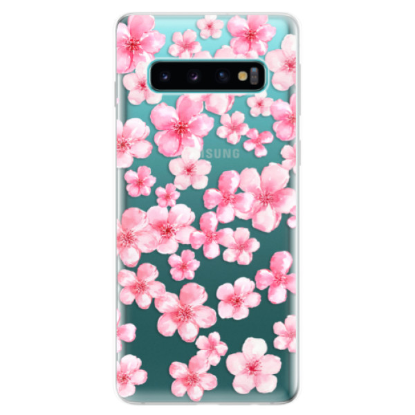 Odolné silikonové pouzdro iSaprio - Flower Pattern 05 - Samsung Galaxy S10