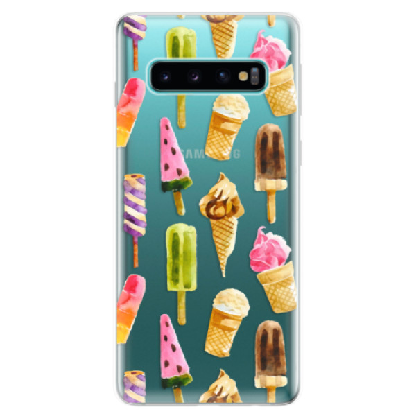 Odolné silikónové puzdro iSaprio - Ice Cream - Samsung Galaxy S10