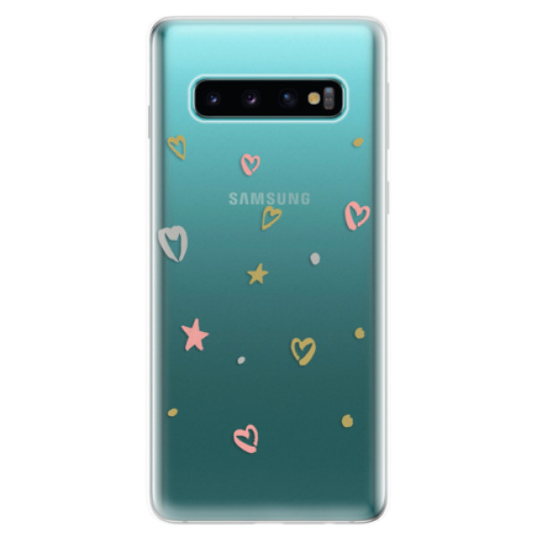 Odolné silikónové puzdro iSaprio - Lovely Pattern - Samsung Galaxy S10