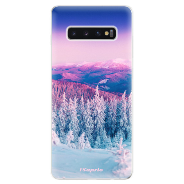 Odolné silikonové pouzdro iSaprio - Winter 01 - Samsung Galaxy S10+