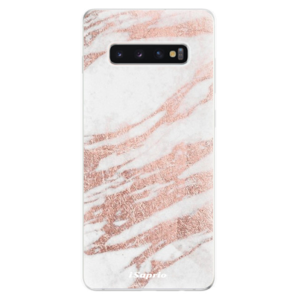 Odolné silikónové puzdro iSaprio - RoseGold 10 - Samsung Galaxy S10+