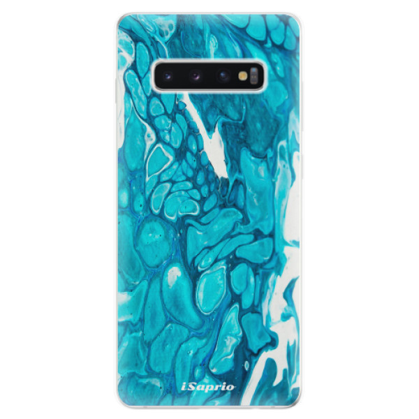 Odolné silikónové puzdro iSaprio - BlueMarble 15 - Samsung Galaxy S10+