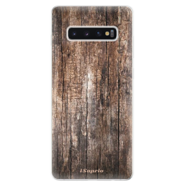 Odolné silikónové puzdro iSaprio - Wood 11 - Samsung Galaxy S10+