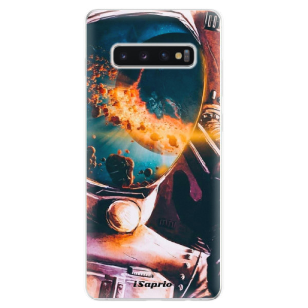 Odolné silikónové puzdro iSaprio - Astronaut 01 - Samsung Galaxy S10+