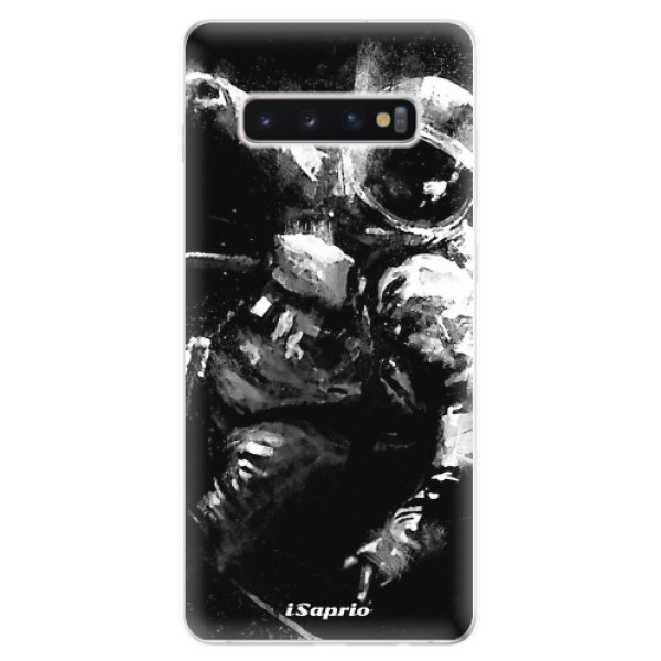 Odolné silikónové puzdro iSaprio - Astronaut 02 - Samsung Galaxy S10+