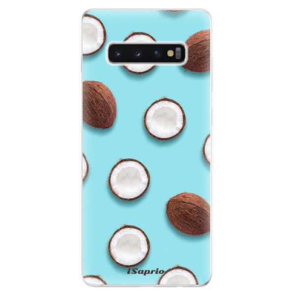 Odolné silikónové puzdro iSaprio - Coconut 01 - Samsung Galaxy S10+