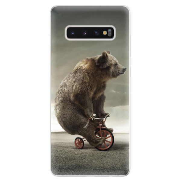 Odolné silikónové puzdro iSaprio - Bear 01 - Samsung Galaxy S10+