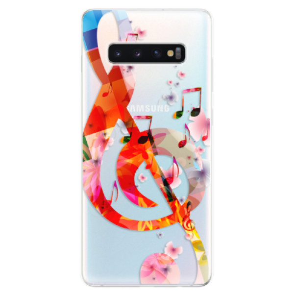 Odolné silikónové puzdro iSaprio - Music 01 - Samsung Galaxy S10+