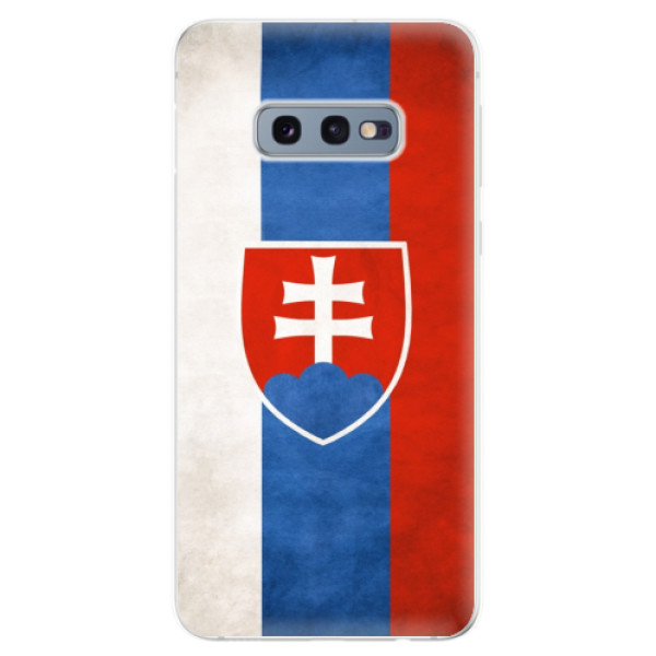 Odolné silikónové puzdro iSaprio - Slovakia Flag - Samsung Galaxy S10e