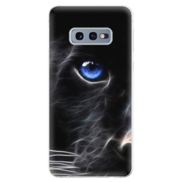 Odolné silikónové puzdro iSaprio - Black Puma - Samsung Galaxy S10e