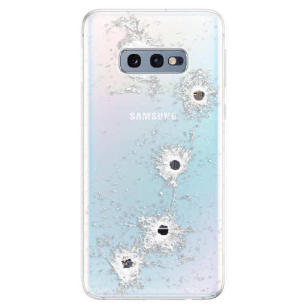 Odolné silikónové puzdro iSaprio - Gunshots - Samsung Galaxy S10e