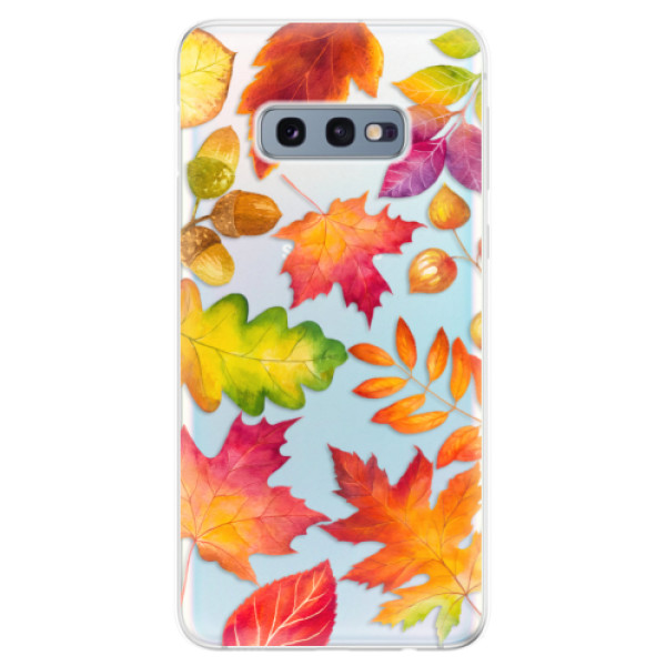 Odolné silikónové puzdro iSaprio - Autumn Leaves 01 - Samsung Galaxy S10e