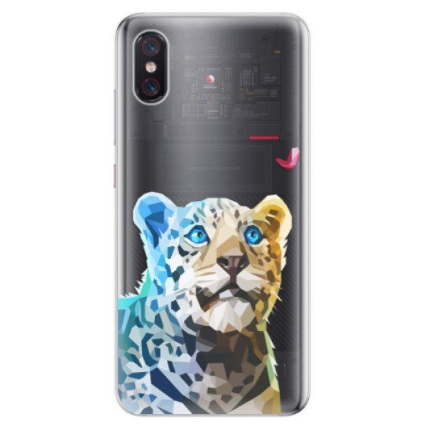Odolné silikónové puzdro iSaprio - Leopard With Butterfly - Xiaomi Mi 8 Pro