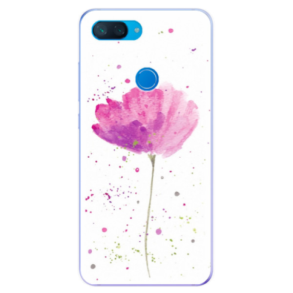 Odolné silikonové pouzdro iSaprio - Poppies - Xiaomi Mi 8 Lite