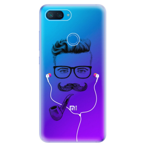 Odolné silikonové pouzdro iSaprio - Man With Headphones 01 - Xiaomi Mi 8 Lite