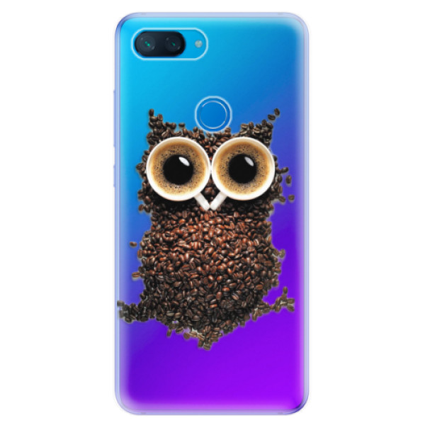 Odolné silikónové puzdro iSaprio - Owl And Coffee - Xiaomi Mi 8 Lite