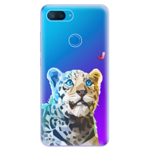 Odolné silikónové puzdro iSaprio - Leopard With Butterfly - Xiaomi Mi 8 Lite