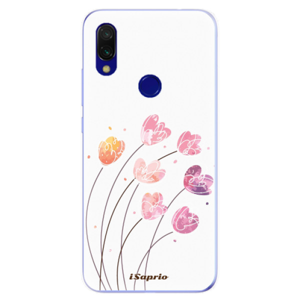 Odolné silikónové puzdro iSaprio - Flowers 14 - Xiaomi Redmi 7
