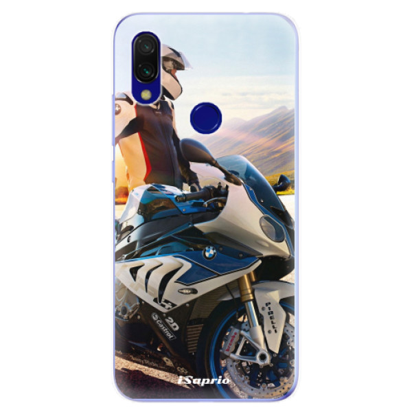 Odolné silikónové puzdro iSaprio - Motorcycle 10 - Xiaomi Redmi 7
