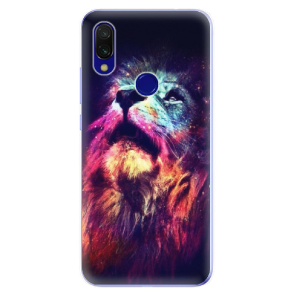 Odolné silikónové puzdro iSaprio - Lion in Colors - Xiaomi Redmi 7