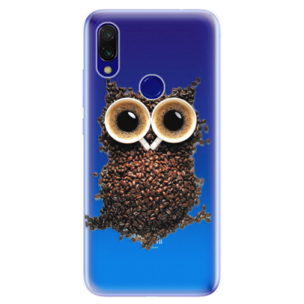Odolné silikónové puzdro iSaprio - Owl And Coffee - Xiaomi Redmi 7