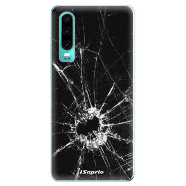 Odolné silikónové puzdro iSaprio - Broken Glass 10 - Huawei P30