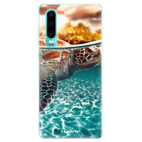Odolné silikónové puzdro iSaprio - Turtle 01 - Huawei P30