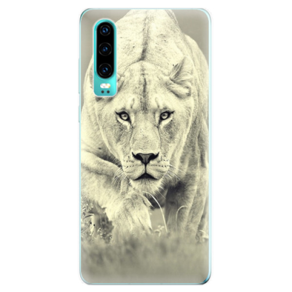 Odolné silikonové pouzdro iSaprio - Lioness 01 - Huawei P30