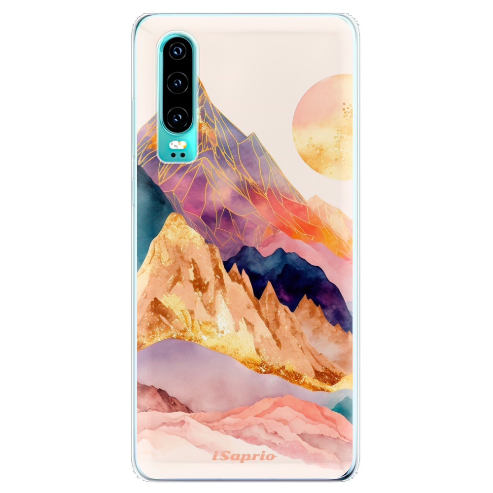 Odolné silikónové puzdro iSaprio - Abstract Mountains - Huawei P30