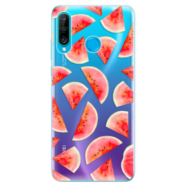 Odolné silikónové puzdro iSaprio - Melon Pattern 02 - Huawei P30 Lite