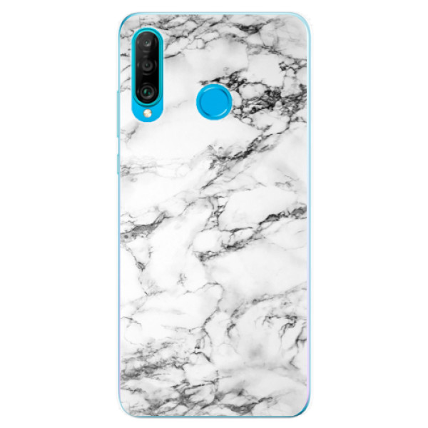 Odolné silikónové puzdro iSaprio - White Marble 01 - Huawei P30 Lite