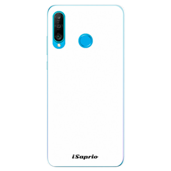 Odolné silikónové puzdro iSaprio - 4Pure - bílý - Huawei P30 Lite