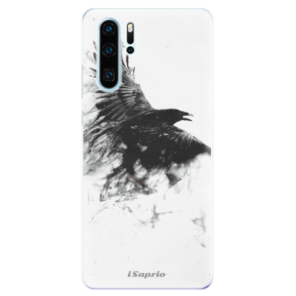 Odolné silikónové puzdro iSaprio - Dark Bird 01 - Huawei P30 Pro