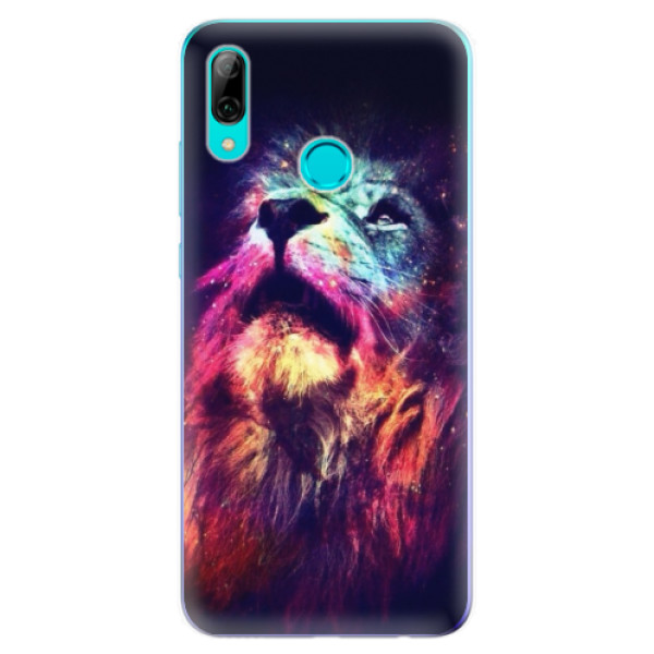 Odolné silikónové puzdro iSaprio - Lion in Colors - Huawei P Smart 2019