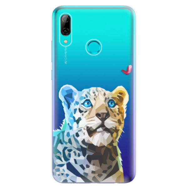 Odolné silikonové pouzdro iSaprio - Leopard With Butterfly - Huawei P Smart 2019