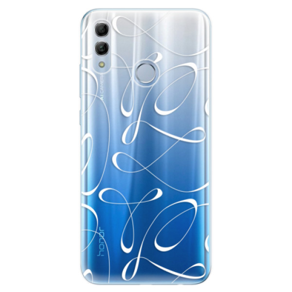 Odolné silikónové puzdro iSaprio - Fancy - white - Huawei Honor 10 Lite