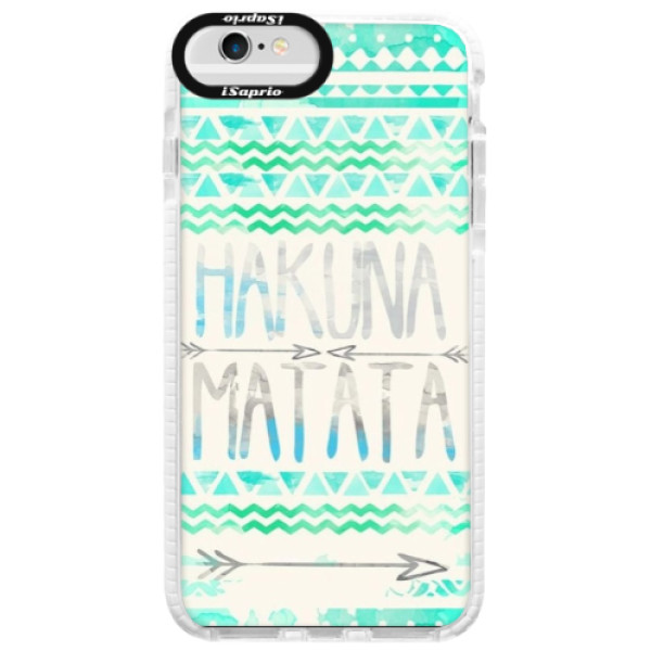 Silikónové púzdro Bumper iSaprio - Hakuna Matata Green - iPhone 6/6S
