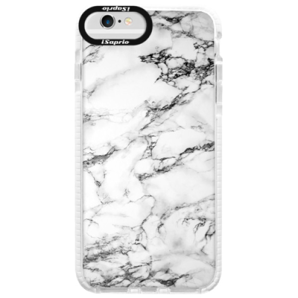 Silikónové púzdro Bumper iSaprio - White Marble 01 - iPhone 6/6S