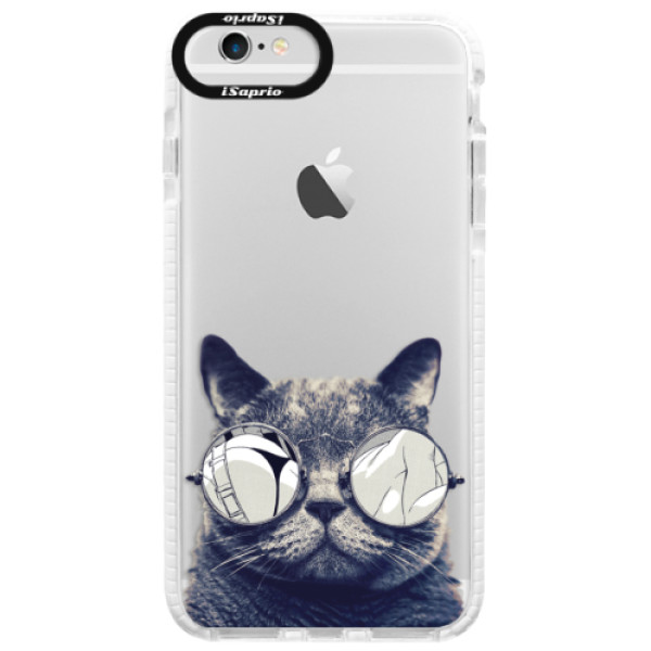 Silikónové púzdro Bumper iSaprio - Crazy Cat 01 - iPhone 6/6S