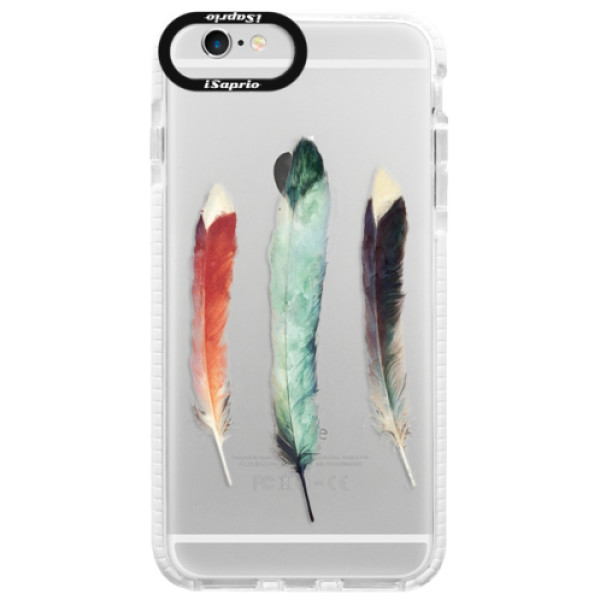 Silikónové púzdro Bumper iSaprio - Three Feathers - iPhone 6/6S